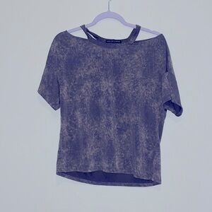 Harlowe & graham shirt shoulder cut out xs​​​​​​​​​